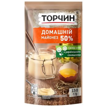 TORCHYN® Domashniy mayonnaise 50% 150g - buy, prices for Grono - photo 1