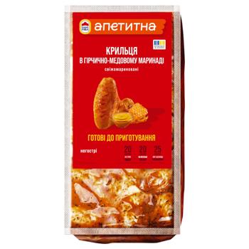 Крильця курячі Наша Ряба Апетитна в гірчично-медовому маринаді свіжомариновані охолоджені ~1,3кг - купити, ціни на MasterZoo - фото 1