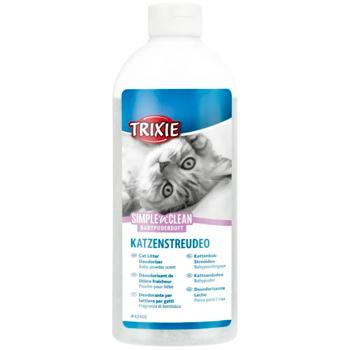 Trixie Simple'n'Clean дезодорант для котячого туалету 750 г - дитяча присипка - купити, ціни на MasterZoo - фото 1