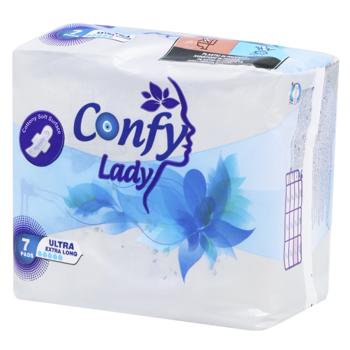 Прокладки гигиенические Confy Lady Ultra Extra long 7шт - купить, цены на КОСМОС - фото 2