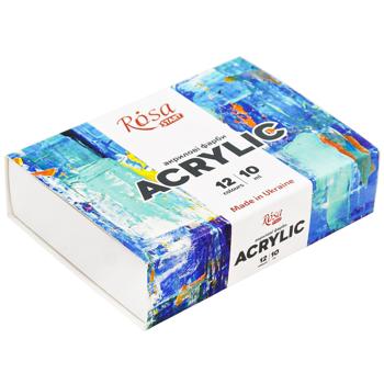 Набор акриловых красок Rosa Start Color 12 цветов - купить, цены на ULTRAMARKET - фото 3