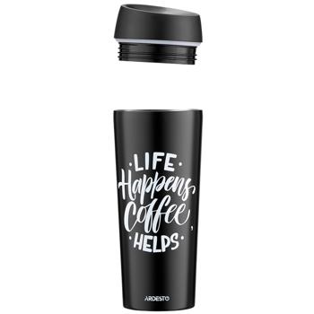 Термокружка Ardesto Coffee Time AR2645BC 450мл - купить, цены на - фото 2