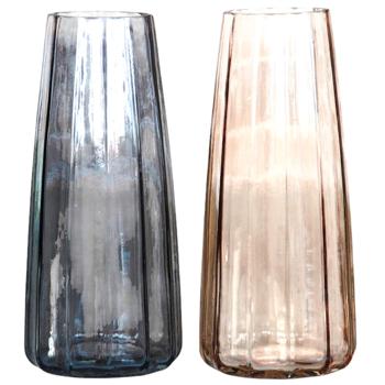 Ваза для квітів Piera 23 см в асортименті - купити, ціни на Auchan - фото 1