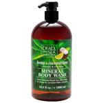 Dead Sea Collection Shower Gel with Dead Sea Minerals and Coconut and Lime Hemp Extracts 1000ml