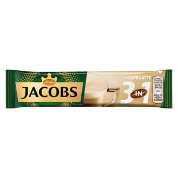 Кава Jacobs Кафе Лате 3в1 12.5г - купити, ціни на МегаМаркет - фото 1