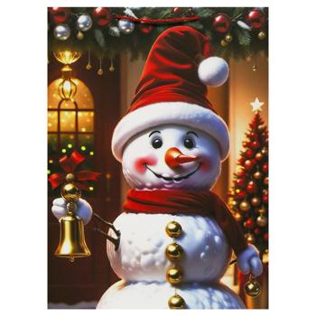 Пакет бумажный Angel Gifts Новогодний 40*55*15см - купить, цены на МегаМаркет - фото 2