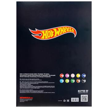 Картон кольоровий Kite Hot Wheels двосторонній А4 10 аркушів - купити, ціни на - фото 3