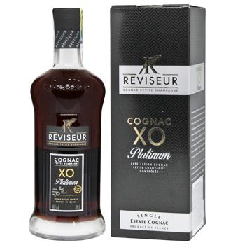 Коньяк Reviseur Platinum XO 40% 0,7л - купити, ціни на КОСМОС - фото 1