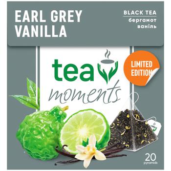 Tea Moments Earl Grey Vanilla bergamot-vanilla Black Tea 1.8g*20pcs - buy, prices for Auchan - photo 2