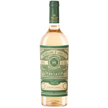 Вино Gran Sasso Trebbiano D'abruzzo біле сухе 11,5% 0,75л