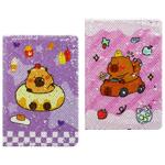 Zibi Capybara Textile Checkered Notebook A5 80 sheets in Assortment