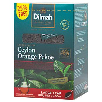 Чай черный Dilmah Ceylon Orange Peкoe листовой 100г