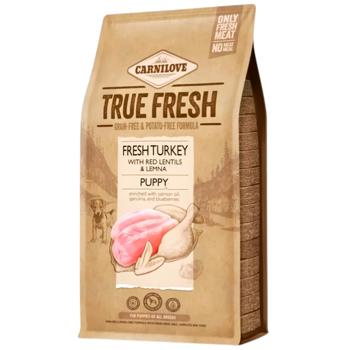 Сухий корм для цуценят Carnilove True Fresh 4 кг - індичка - купить, цены на MasterZoo - фото 1