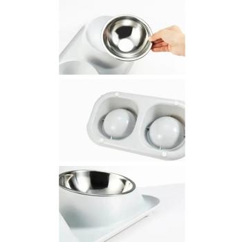 Lapka Metal Bowls on Stand 2x350ml - buy, prices for - photo 2