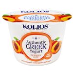 Йогурт Kolios Артизанський грецький з персиком 0% 150г