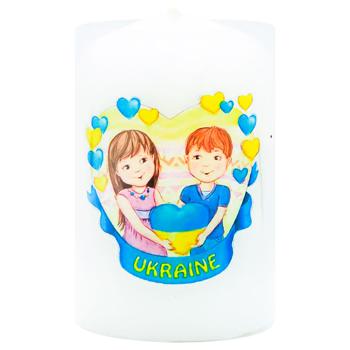 Patriotic Column Candle 8.5х5.6cm in Assortment - buy, prices for EKO Market - photo 2