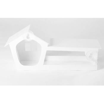 House for Birds House Plastic Window Bird Feeder 15x37x12.5cm - buy, prices for - photo 4