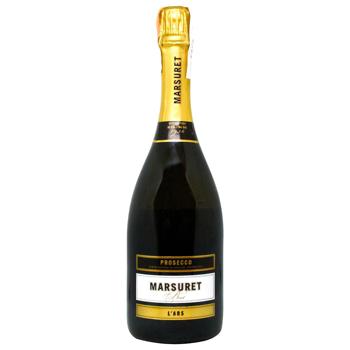 Marsuret Lars Prosecco White Dry Sparkling Wine 11.5% 0.75l - buy, prices for MegaMarket - photo 1