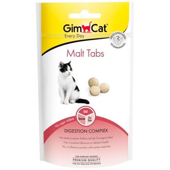 GimCat Every Day Malt Tabs Cat Snack for Hairball Control 40g - buy, prices for MasterZoo - photo 1