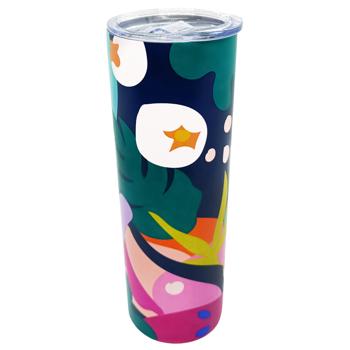 Стакан с крышкой 500мл YD-4-16798 - купить, цены на Таврия В - фото 1