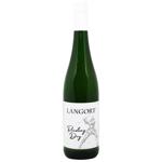 Langort Riesling White Dry Wine 12% 0.75l