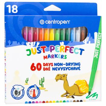 Фломастери Centropen Perfect 18шт - купити, ціни на Auchan - фото 2