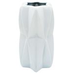 Ваза Гео 21см глянець сірий