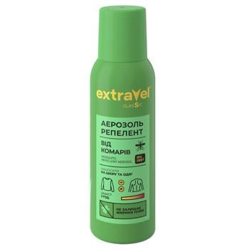 Extravel Classic Mosquito Aerosol 100ml - buy, prices for Supermarket "Kharkiv" - photo 1