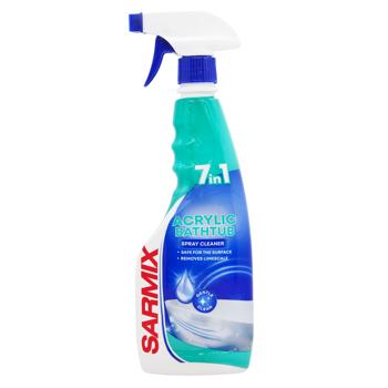 Средство чистящее Sarmix для акриловых ванн 500мл - купить, цены на Auchan - фото 1