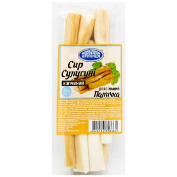 Molochna Krynytsia Suluguni Smoked Sticks Pickled Cheese 45% 100g - buy, prices for ULTRAMARKET - photo 1
