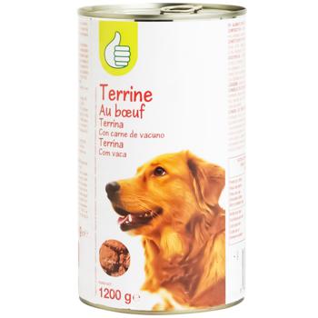 Pouce Beef Pate for Dogs 1200g - buy, prices for Auchan - photo 1