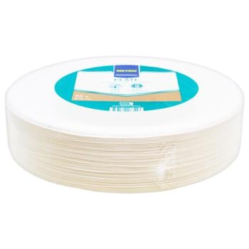 Metro Professional Compostable Round Plates 23cm 50pcs