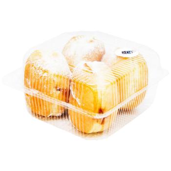 Auchan Donut with Condensed Milk 70g 4pcs - buy, prices for Auchan - photo 1