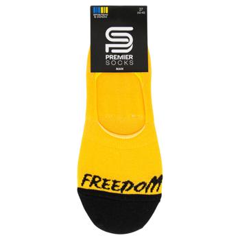 Premier Socks Men's Freedom Liner Socks s.25, 27, 29 Mustard Yellow - buy, prices for EKO Market - photo 1