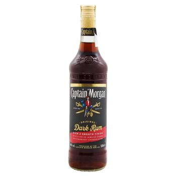 Captain Morgan Dark Rum 40% 0.5l - buy, prices for NOVUS - photo 1