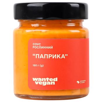 Соус растительный Wanted Vegan Паприка 180г - купить, цены на WINETIME - фото 2