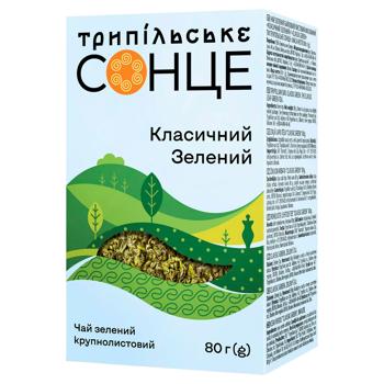 Trypilske Sontse Classic Large Leaf Green Tea 80g