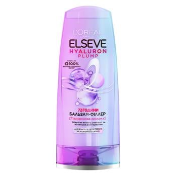 L'Oreal Paris Elseve Hyaluron Plump Balm-Filler for Hair Requiring Moisture and Volume 250ml - buy, prices for Auchan - photo 1