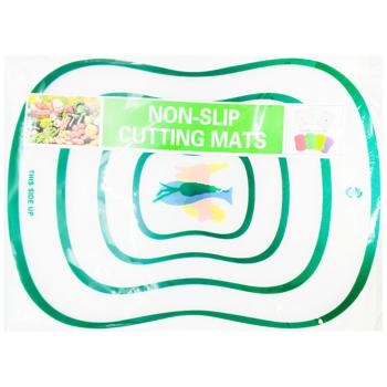 Доска кухонная гибкая 4шт - купить, цены на Чудо Маркет - фото 1