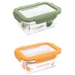 Контейнер Herevin Container-Green-Peach герметичный 1л