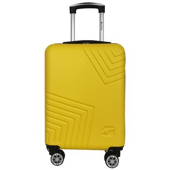 Airport Disc Yellow Suitcase 4 Wheels 50cm - buy, prices for - photo 1