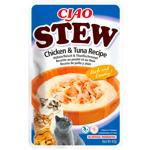 Ласощі для котів Inaba Ciao Stew з куркою та тунцем 40г