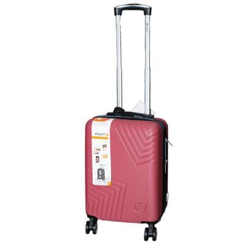 Airport Red Suitcase 4 Wheels 50cm - buy, prices for Auchan - photo 1