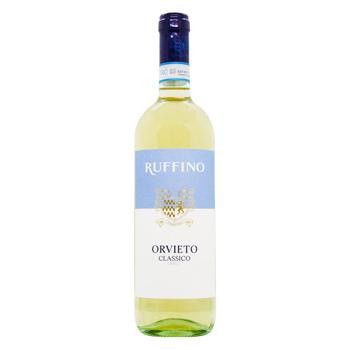 Вино Ruffino Orvieto Classico белое сухое 12,5% 0,75л - купить, цены на КОСМОС - фото 1