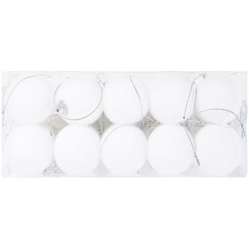 Actuel Set of White Snowball Christmas Balls 20pcs - buy, prices for Auchan - photo 1