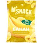 hiSnack Dried Crispy Banana Crisps 30g