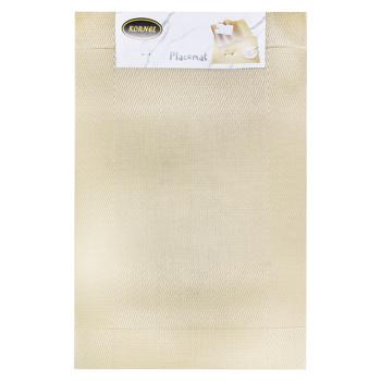 Kornel Beige Serving Mat 50*30cm - buy, prices for ULTRAMARKET - photo 1