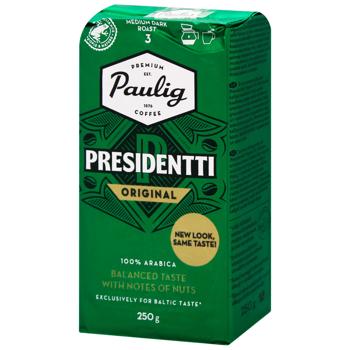 Paulig President Ground Coffee 250g - buy, prices for Auchan - photo 1