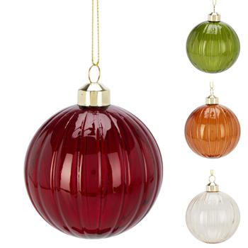 Koopman Transparent Christmas Tree Ball 8cm in Assortment - buy, prices for NOVUS - photo 1