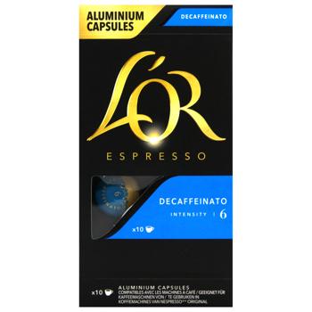 L'OR Espresso Decaffeinato Decaffeinated Coffee Capsules 5.2g*10pcs - buy, prices for Epicentr FOOD - photo 2